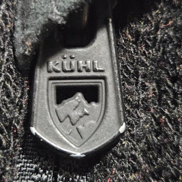 Kühl Mens Interceptr Fleece Jacket Size M Black With Zippered Pockets & Logo - Picture 7 of 15